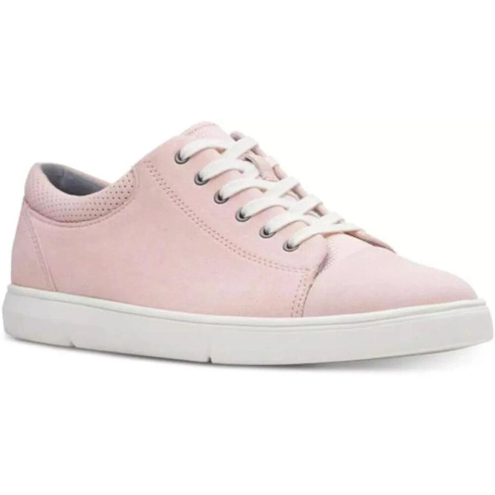 Clarks Men's Landry Vibe Sneakers Color Pink Combo Suede Men's US Size 9